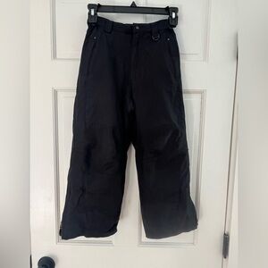 Size 6 / 6X  Black Snow Pants Boy or Girl